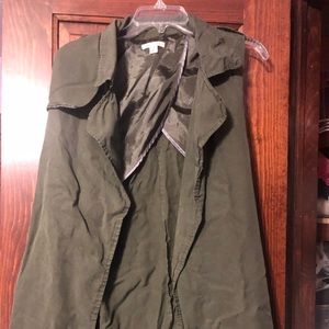 Cargo Vest with tie detail